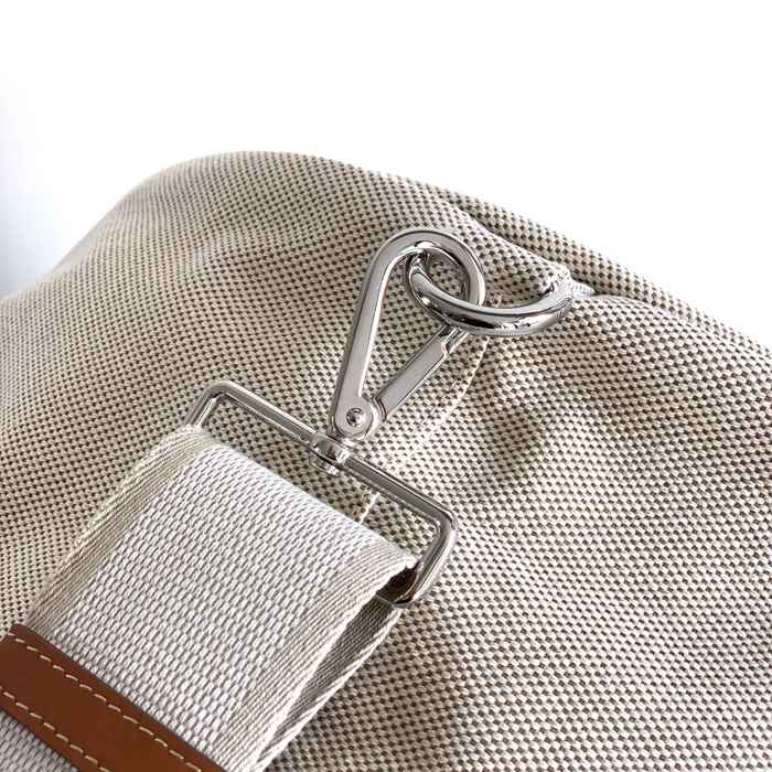 PRADA 2VY011 ストライププリントトラベルバッグ サイズ:55x34x34cm