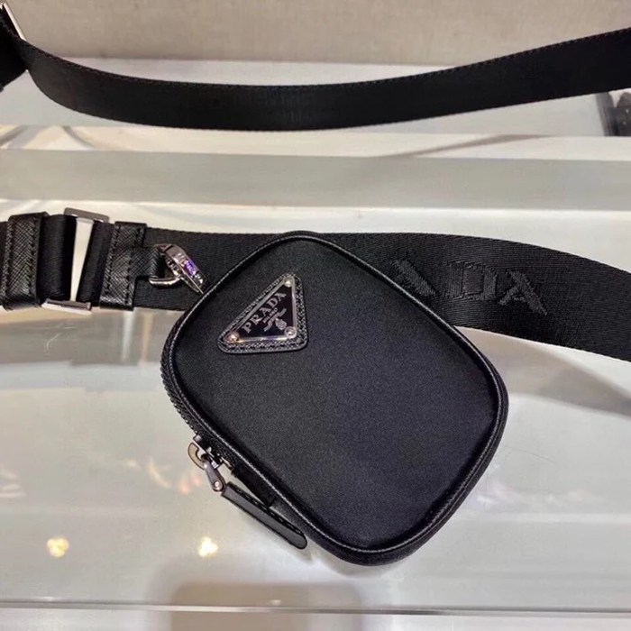 PRADA 2VH133 サフィアーノレザーメッセンジャー 3in1 サイズ:22x16cm