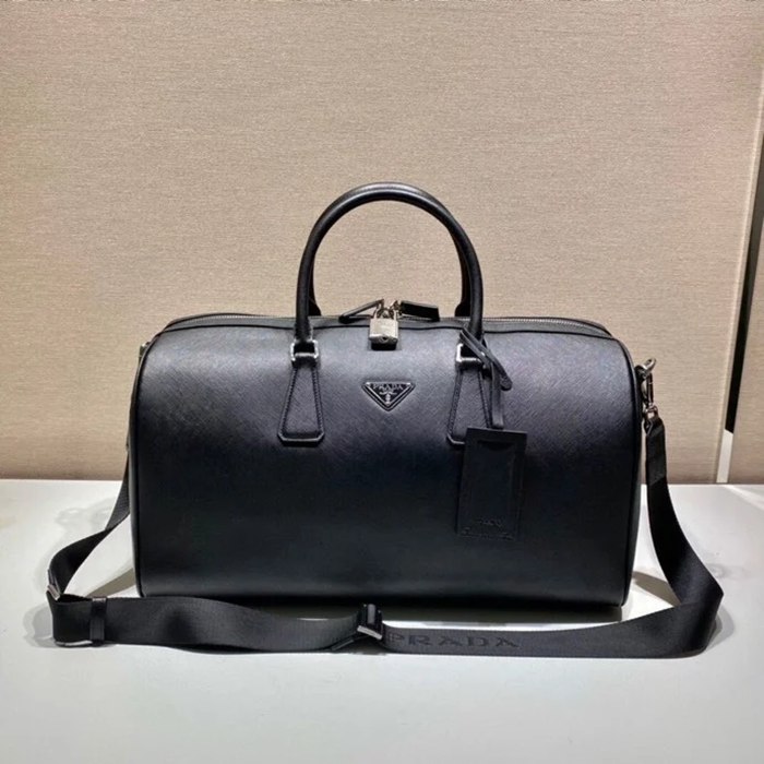PRADA 2VC018 サフィアーノレザートラベルバッグ サイズ:50x27.5x25cm