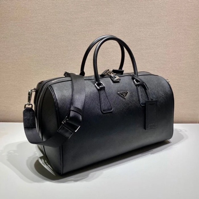 PRADA 2VC018 サフィアーノレザートラベルバッグ サイズ:50x27.5x25cm