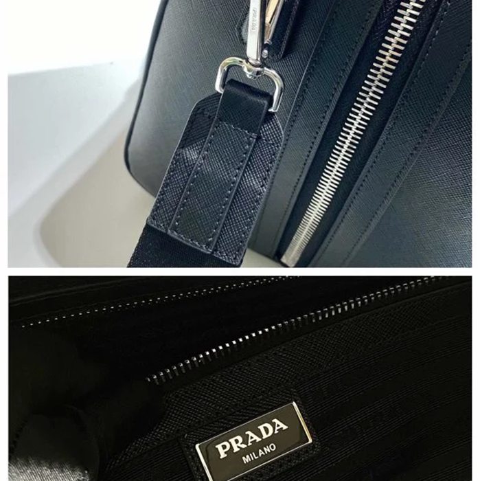 PRADA 2VC018 サフィアーノレザートラベルバッグ サイズ:50x27.5x25cm