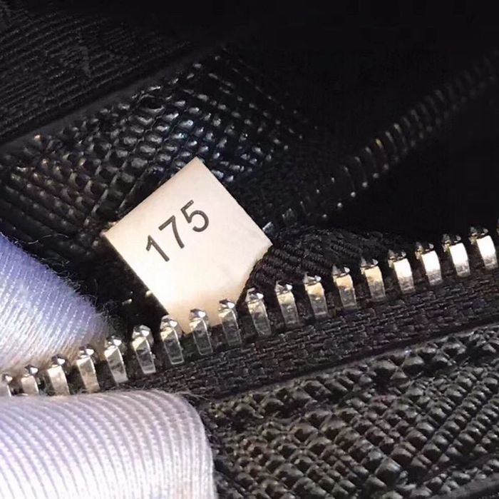 PRADA 2VC018 十字紋牛皮トラベルバッグ 配色 サイズ:45.5x25x17cm