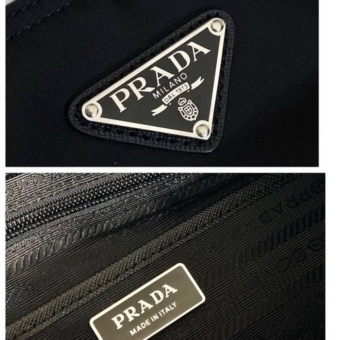 PRADA 1BG876A ナイロンブリーフケース ユニセックス サイズ:34x26x12cm