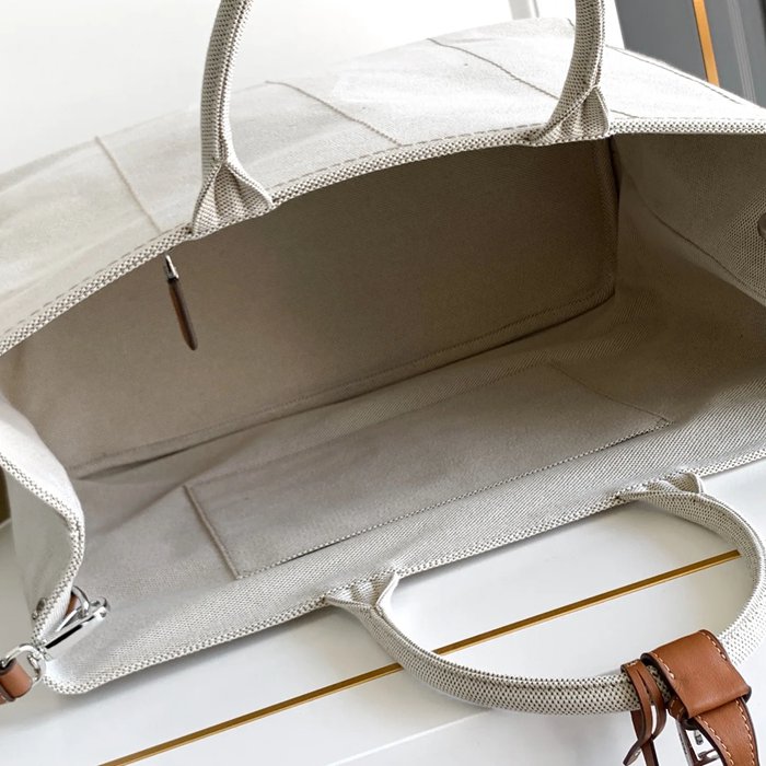 PRADA 2VG131 キャンバストート 斜め掛け サイズ:43x30x20cm