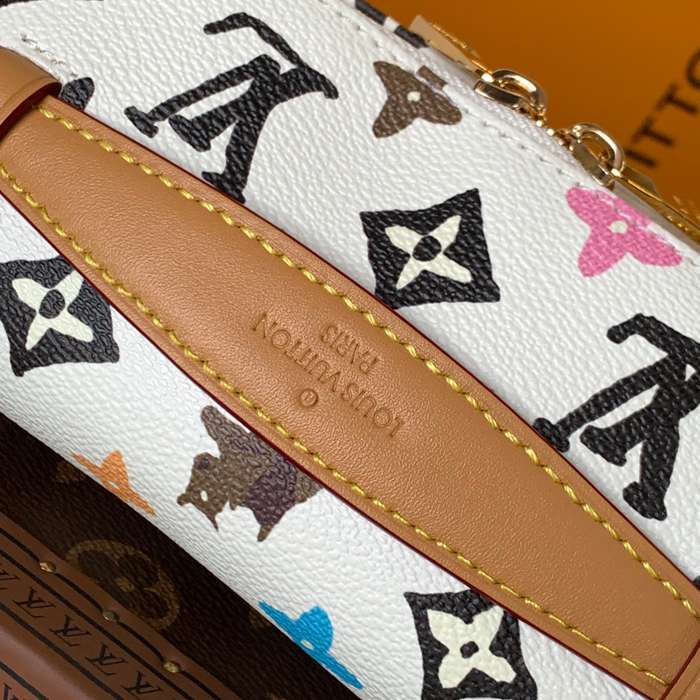 LOUIS VUITTON M24858 ラッシュ ウエストバッグ 白マルチ サイズ:30x15cm