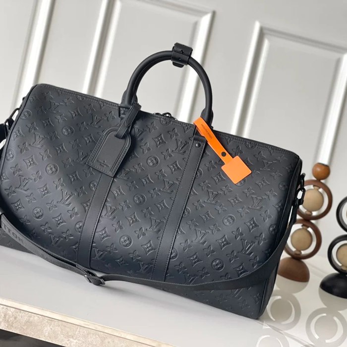 LOUIS VUITTON M44810 キープオール50 トラベルバッグ サイズ:50x29x23cm LOUIS VUITTON M44810 キープオール50 トラベルバッグ サイズ:50x29x23cm
