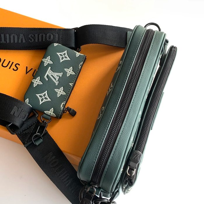 LOUIS VUITTON M27154 牛皮革メッセンジャー トリオ サイズ:25x18.5cm