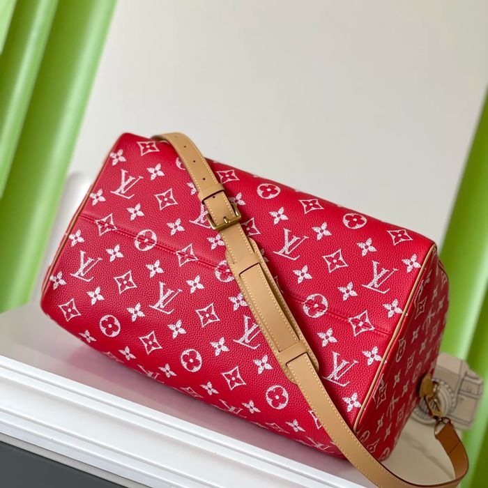 LOUIS VUITTON M24420 スピーディーP9 オールレザーまくらバッグ サイズ:40x26x23cm