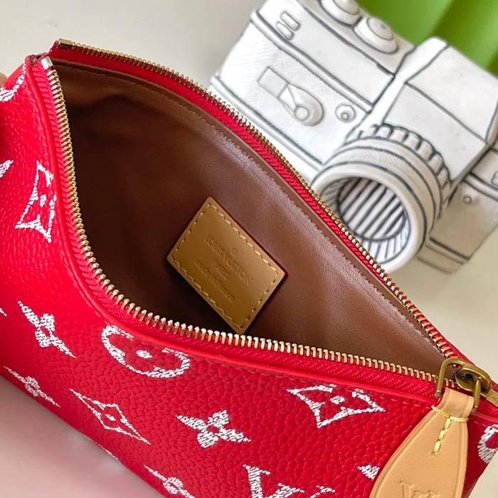 LOUIS VUITTON M24420 スピーディーP9 オールレザーまくらバッグ サイズ:40x26x23cm