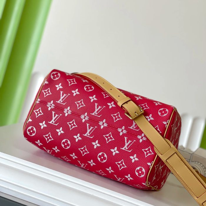 LOUIS VUITTON M14067 スピーディーP9 オールレザーまくらバッグ サイズ:30x21x17cm