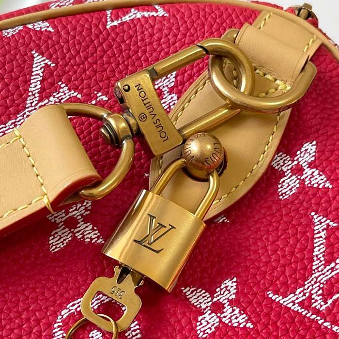 LOUIS VUITTON M14067 スピーディーP9 オールレザーまくらバッグ サイズ:30x21x17cm