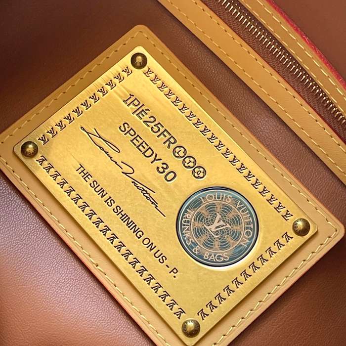 LOUIS VUITTON M14067 スピーディーP9 オールレザーまくらバッグ サイズ:30x21x17cm