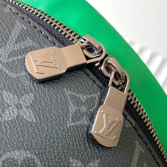 LOUIS VUITTON M25924 ディスカバリー 黒花ウエストバッグ サイズ:44x15cm