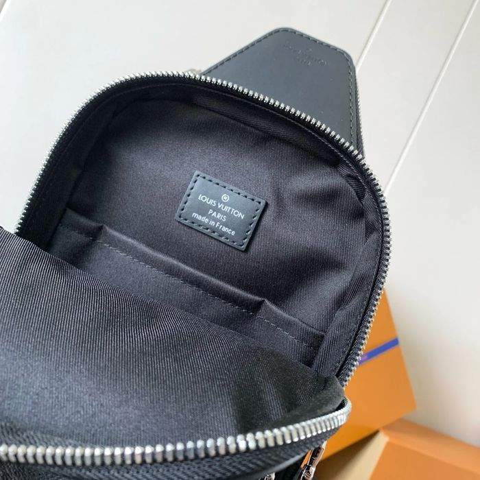LOUIS VUITTON M47137 小ショルダー アベニュー 黒花 サイズ:33x16x5.7cm