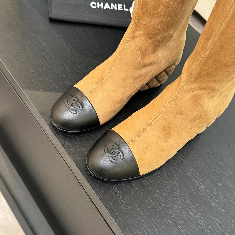【CHANEL】25Aロングブーツレディース