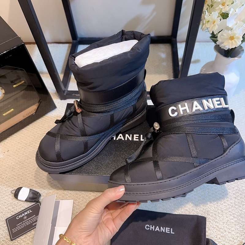 【CHANEL】2026スノーブーツレディース
