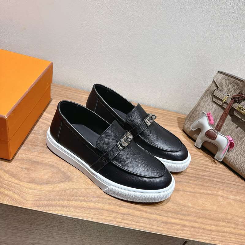 【HERMES】25新作スリッポンレザースリッポンメンズレディース