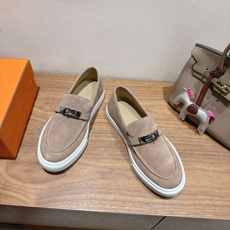 【HERMES】25新作スリッポンレザースリッポンメンズレディース