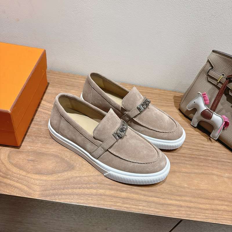 【HERMES】25新作スリッポンレザースリッポンメンズレディース