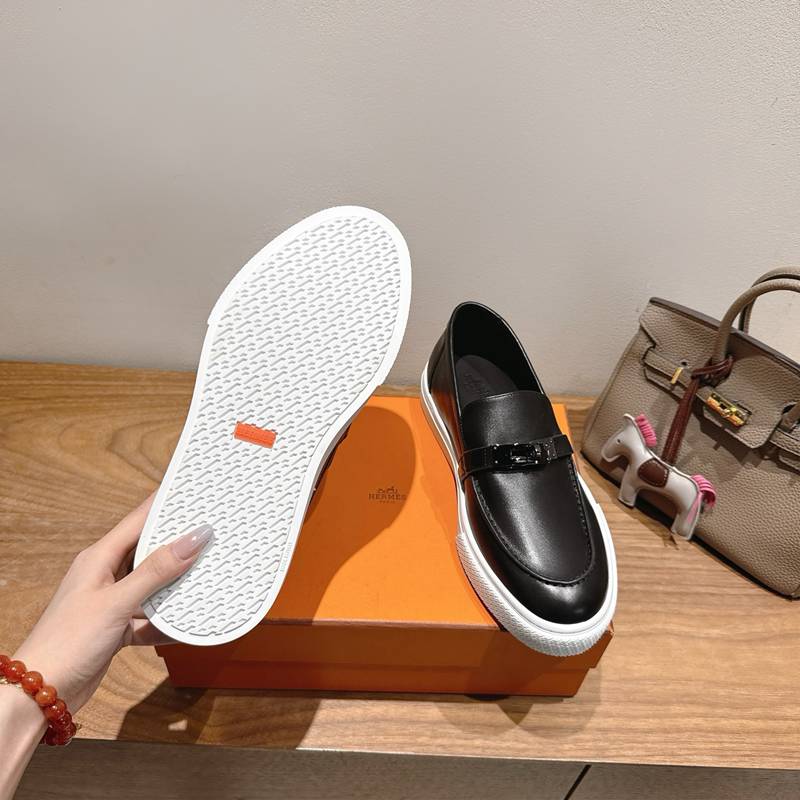 【HERMES】25新作スリッポンレザースリッポンメンズレディース