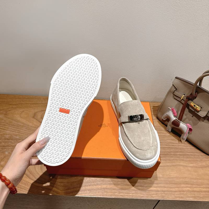 【HERMES】25新作スリッポンレザースリッポンメンズレディース