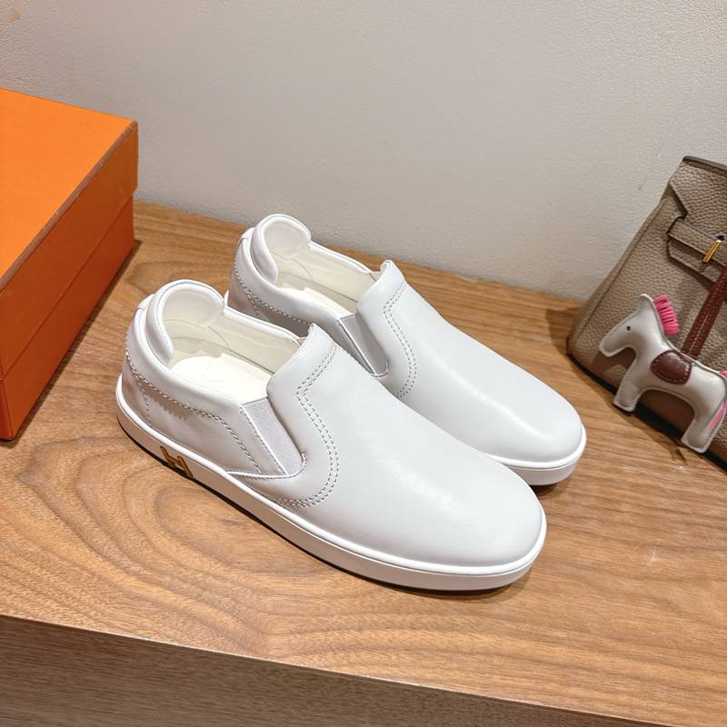 【HERMES】25新作スリッポンレザースリッポンメンズレディース