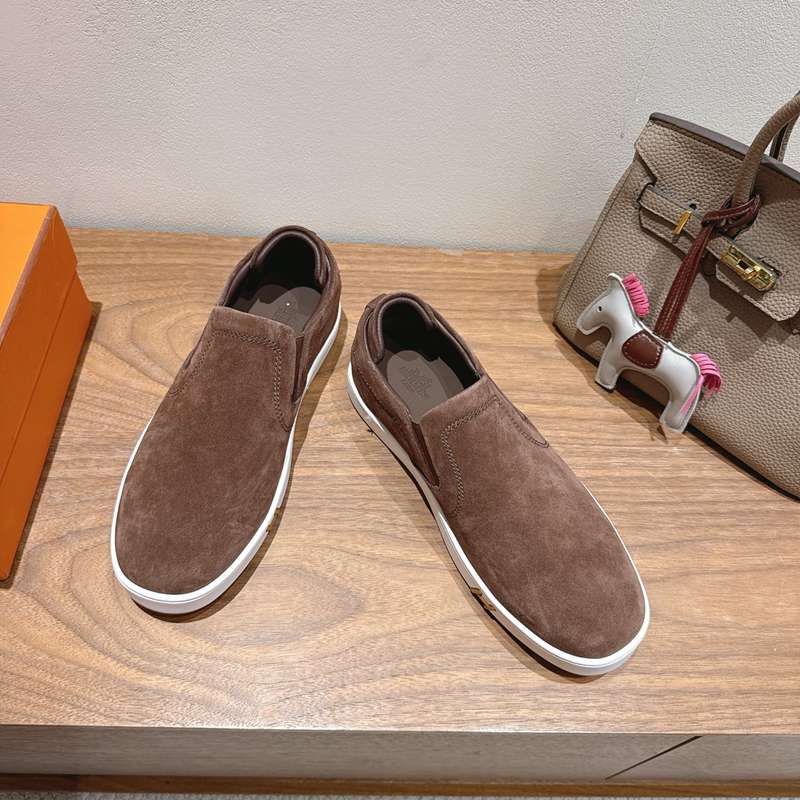 【HERMES】25新作スリッポンレザースリッポンメンズレディース