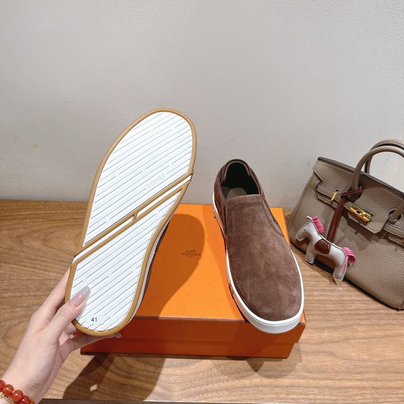 【HERMES】25新作スリッポンレザースリッポンメンズレディース