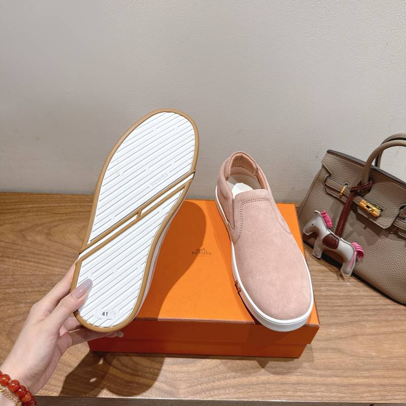 【HERMES】25新作スリッポンレザースリッポンメンズレディース