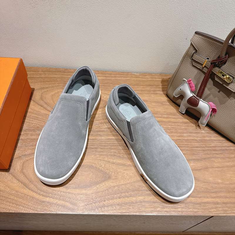 【HERMES】25新作スリッポンレザースリッポンメンズレディース