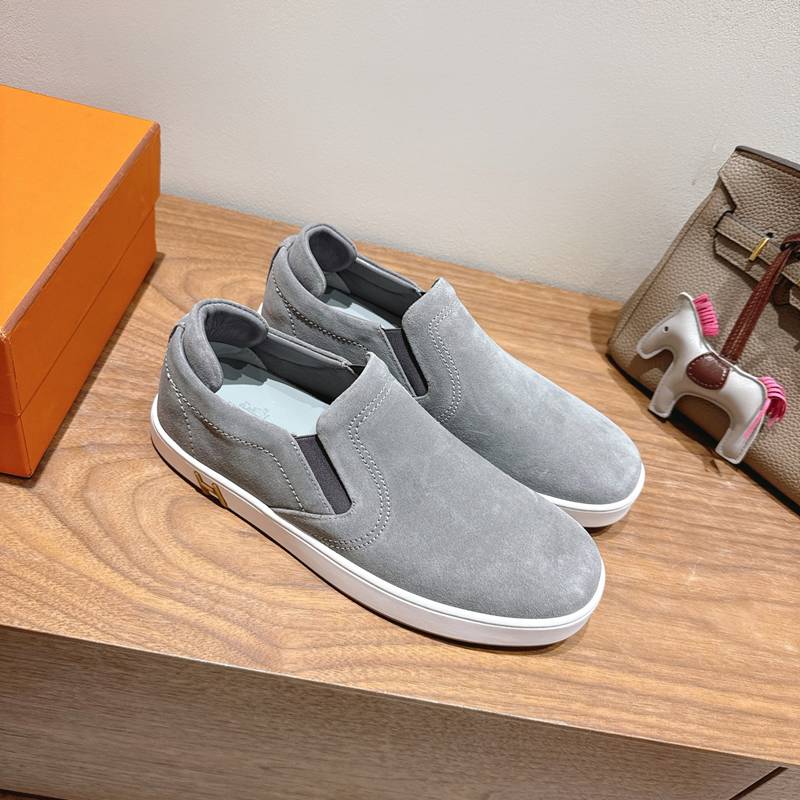 【HERMES】25新作スリッポンレザースリッポンメンズレディース
