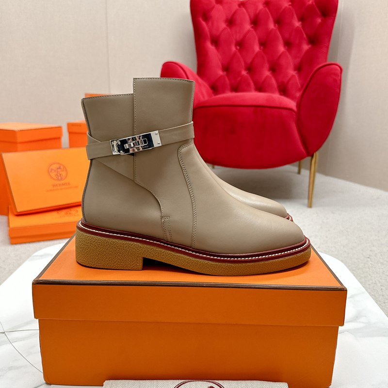 【HERMES】ブーツレザーブーツレディース