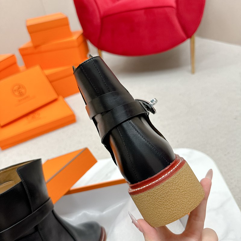 【HERMES】ブーツレザーブーツレディース