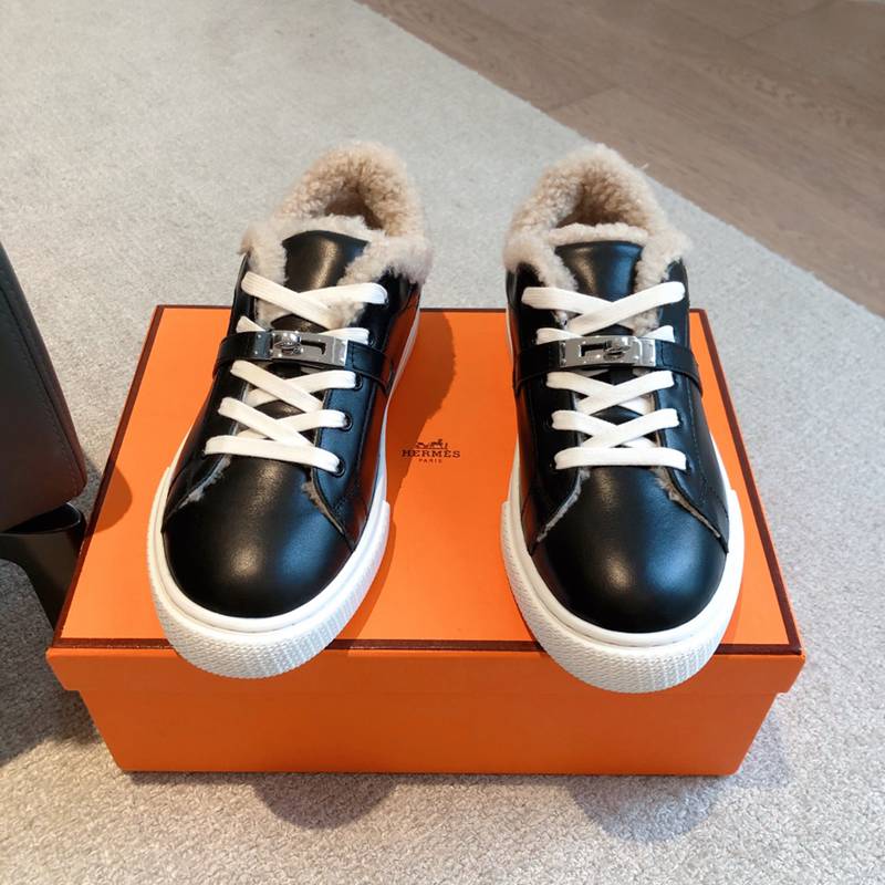 【HERMES】25SS早春新作ブーツウールブーツメンズレディース