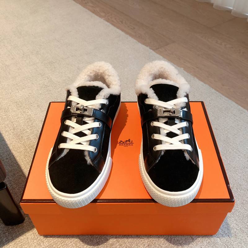 【HERMES】25SS早春新作ブーツウールブーツメンズレディース