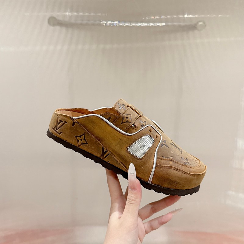 【LOUISVUITTON】BIRKENSTOCKコラボボストンサンダルスリッポンメンズレディース