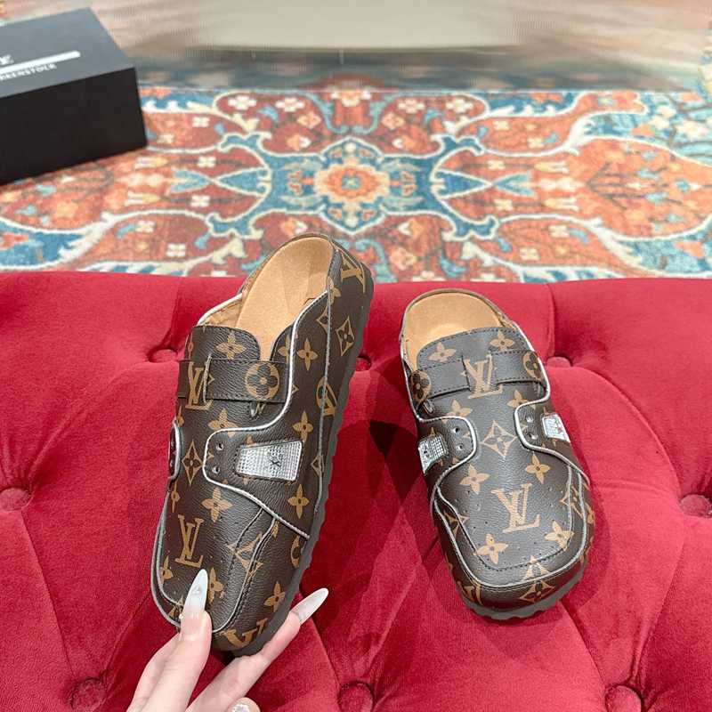 【LOUISVUITTON】BIRKENSTOCKコラボボストンサンダルスリッポンメンズレディース