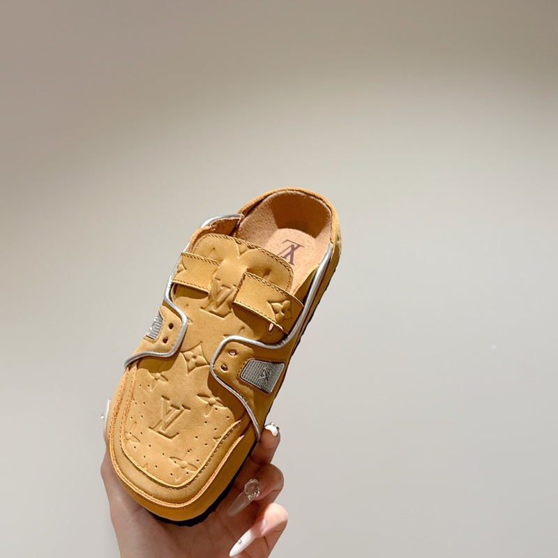 【LOUISVUITTON】BIRKENSTOCKコラボボストンサンダルスリッポンメンズレディース