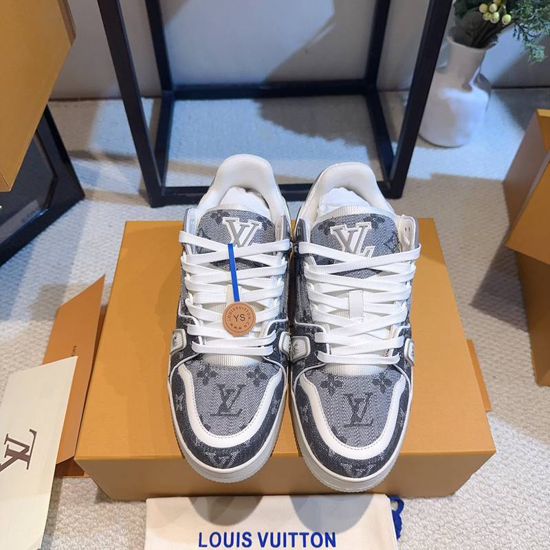 【LOUISVUITTON】トレーナースニーカーデニムスニーカーバスケットボールシューズメンズレディース 【LOUISVUITTON】トレーナースニーカーデニムスニーカーバスケットボールシューズメンズレディース
