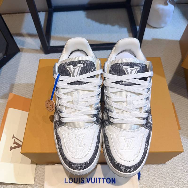 【LOUISVUITTON】トレーナースニーカーデニムスニーカーバスケットボールシューズメンズレディース 【LOUISVUITTON】トレーナースニーカーデニムスニーカーバスケットボールシューズメンズレディース