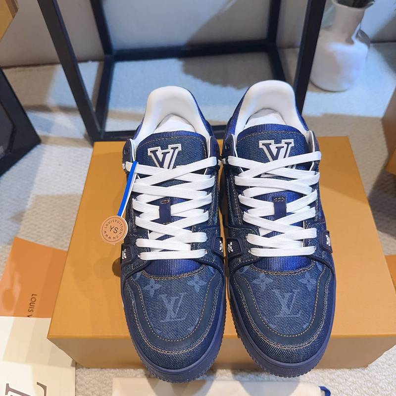 【LOUISVUITTON】トレーナースニーカーデニムスニーカーバスケットボールシューズメンズレディース 【LOUISVUITTON】トレーナースニーカーデニムスニーカーバスケットボールシューズメンズレディース