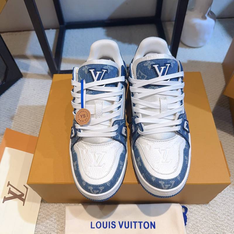 【LOUISVUITTON】トレーナースニーカーデニムスニーカーバスケットボールシューズメンズレディース 【LOUISVUITTON】トレーナースニーカーデニムスニーカーバスケットボールシューズメンズレディース