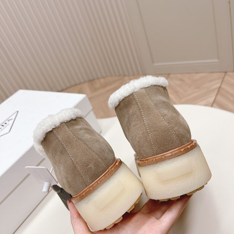 【PRADA】ウールブーツレディース