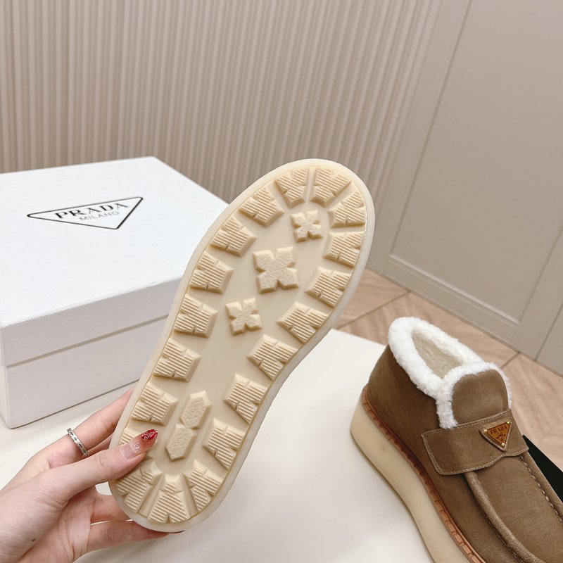 【PRADA】ウールブーツレディース