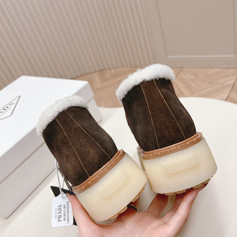 【PRADA】ウールブーツレディース