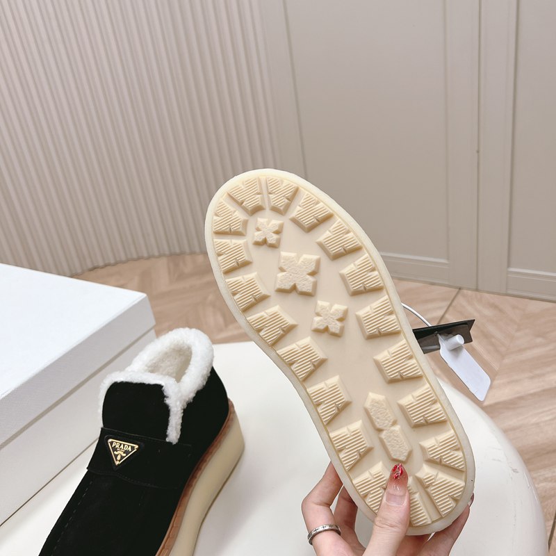 【PRADA】ウールブーツレディース