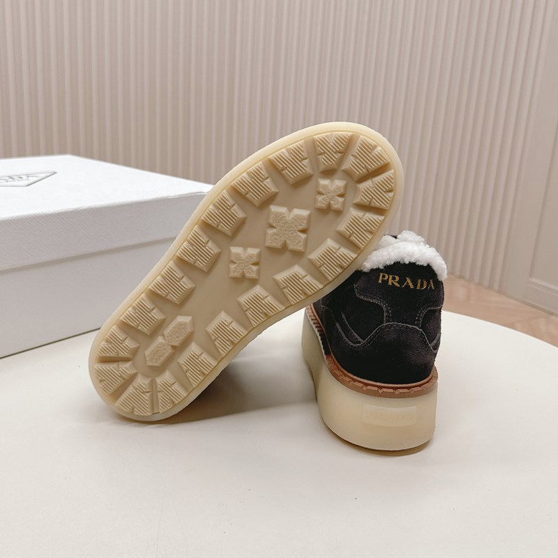 【PRADA】ウールブーツレディース