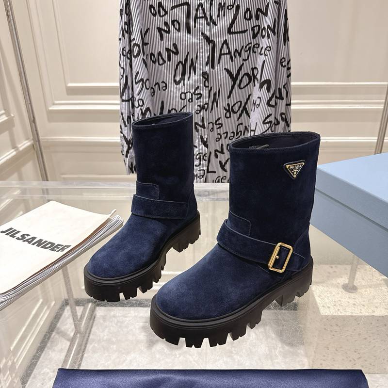 【PRADA】ショートブーツレディース