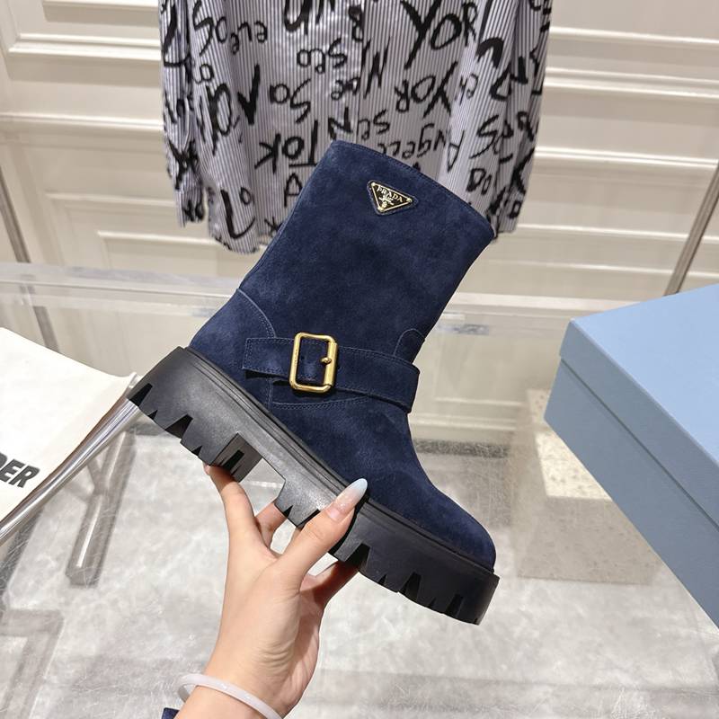 【PRADA】ショートブーツレディース