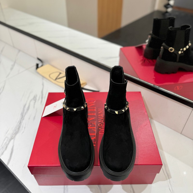 【VALENTINO】VLOGOブーツレディース